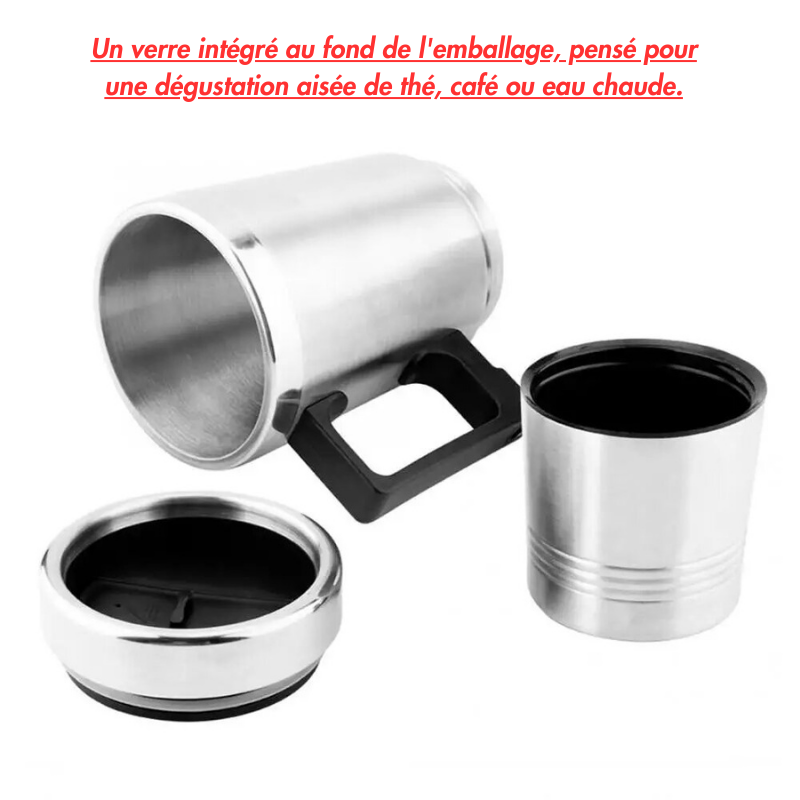 Tasse chauffante