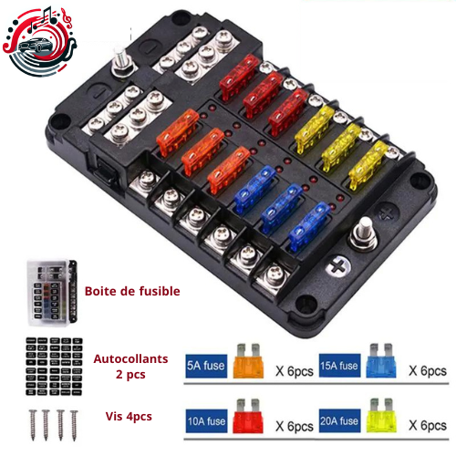 Panneau de distribution de courant 12V~24V