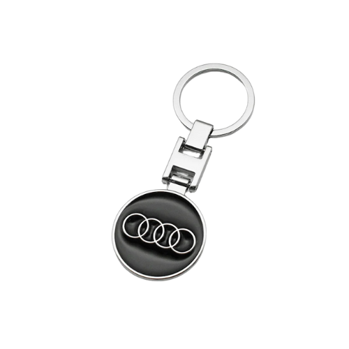 Porte-clés en métal et cuir  – Audi