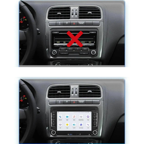 Autoradio Android 11 / CarPlay pour Volkswagen Golf 6 Polo 5 Skoda Octavia