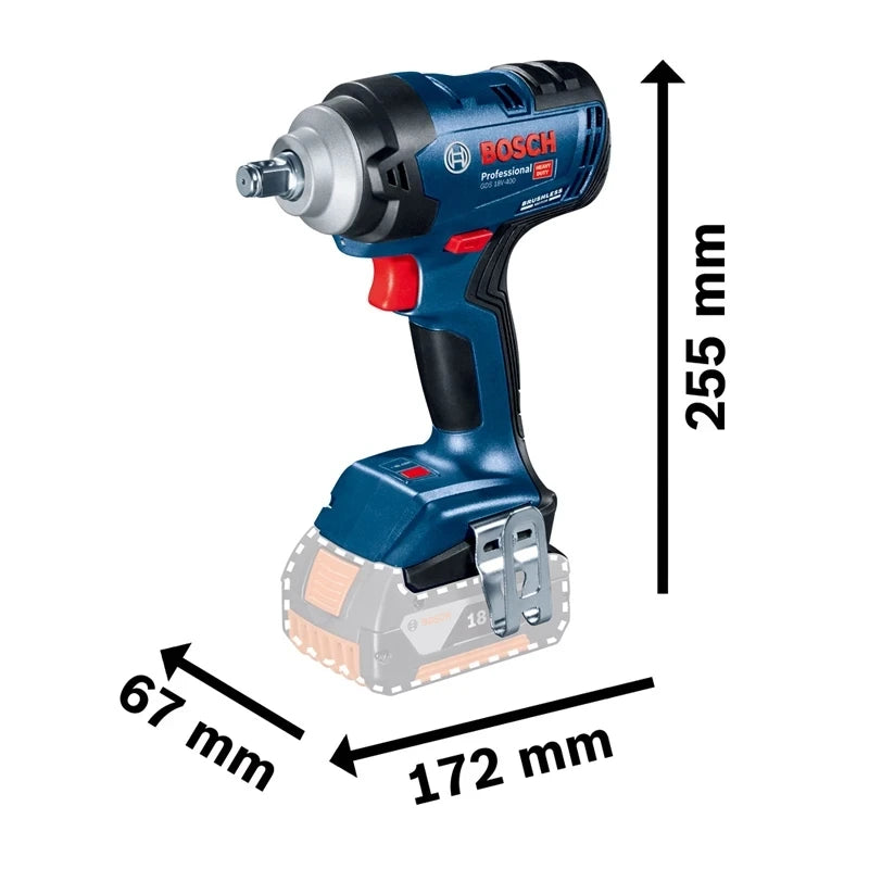 Clé à chocs Bosch GDS 18V-400