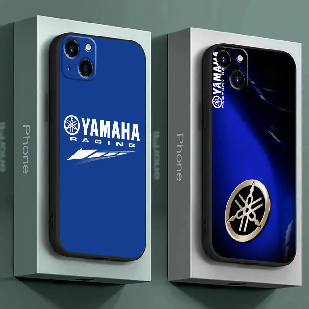 Coque pour iPhone - Yamaha Racing silicone